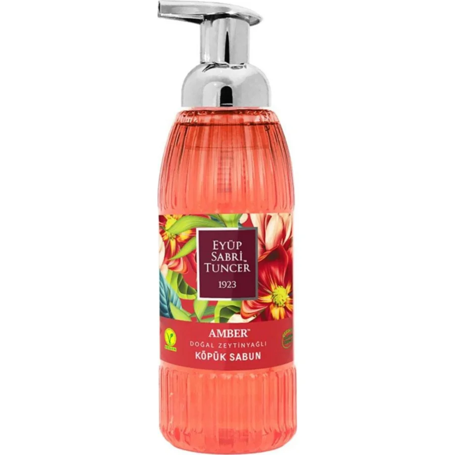 Eyüp Sabri Tuncer Doğal Zeytinyağlı Köpük Sabun, 500 ml, Amber