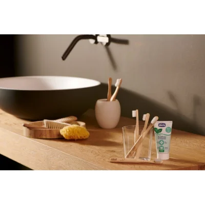 Chicco Bamboo Diş Fırçası, 3+ Yaş
