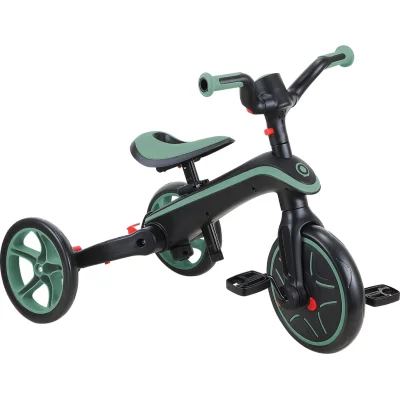 Globber Explorer 4in1 Katlanabilir Bisiklet, Zeytin Yeşili