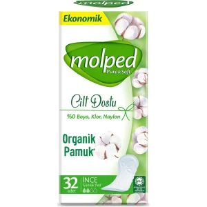 Molped Pure&Soft Cilt Dostu Ped Eko, 32 Adet