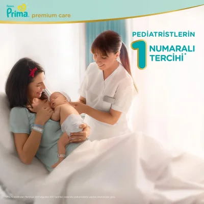 Prima Premium Care Bebek Bezi, 1 Beden, 70 Adet