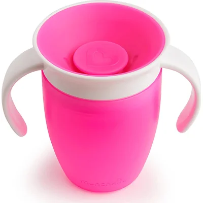 Munchkin Mucize 360° Alıştırma Bardağı 6 Ay+, 207 ml, Pembe