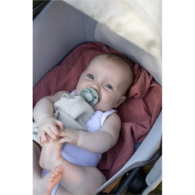 Bibs De Lux Silikon Emzik, 0-36 Ay, Steel Blue