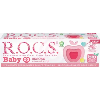 R.O.C.S. Baby Diş Macunu, 35 ml, Elma