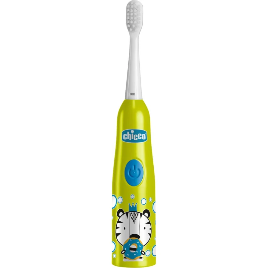 Chicco Elektrikli Diş Fırçası, 3+ Ay, Tiger