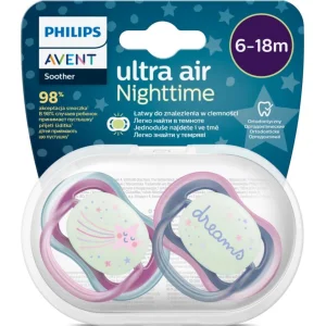 Philips Avent Ultra Air Gece Emzik 6-18 Ay, Kız
