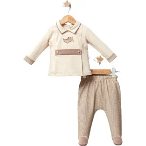 Tongs Baby Airplane Zıbın Takım, Kahverengi