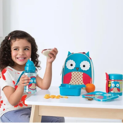 Skip Hop Zoo Paslanmaz Çelik Termos, 325 ml, Baykuş