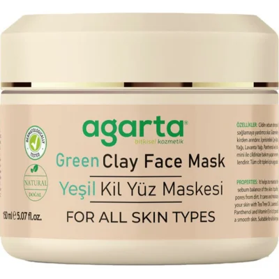 Agarta Yeşil Kil Yüz Maskesi, 150 ml