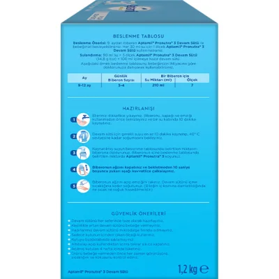 Aptamil 3 Devam Sütü, 1200 g