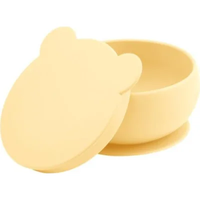 OiOi Silikon Kapaklı Kase, Mellow Yellow
