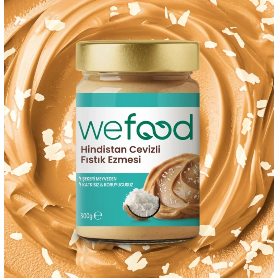 Wefood Hindistan Cevizli Fıstık Ezmesi, 300 g