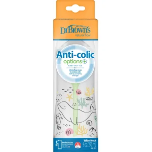 Dr.Brown's Geniş Ağız PP Antikolik Options Biberon, 270 ml, Kız